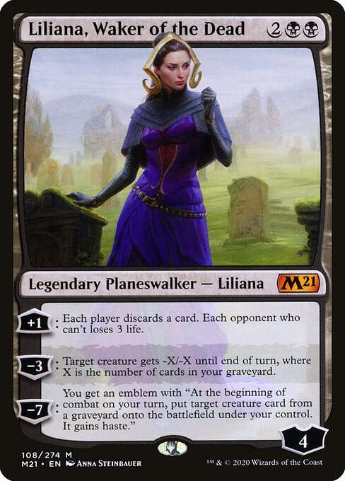 Liliana, Waker of the Dead card art