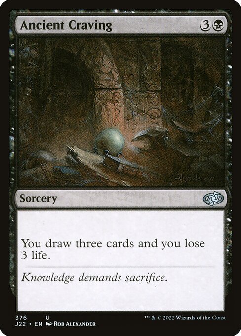 Ancient Craving card art