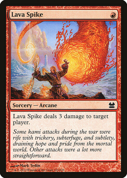 Lava Spike card art