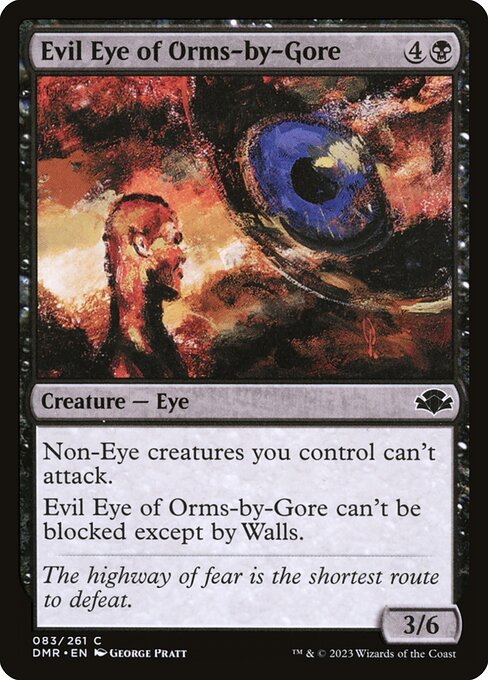 Evil Eye of Orms-by-Gore card art