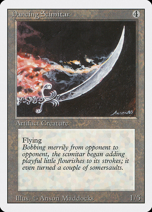 Dancing Scimitar card art