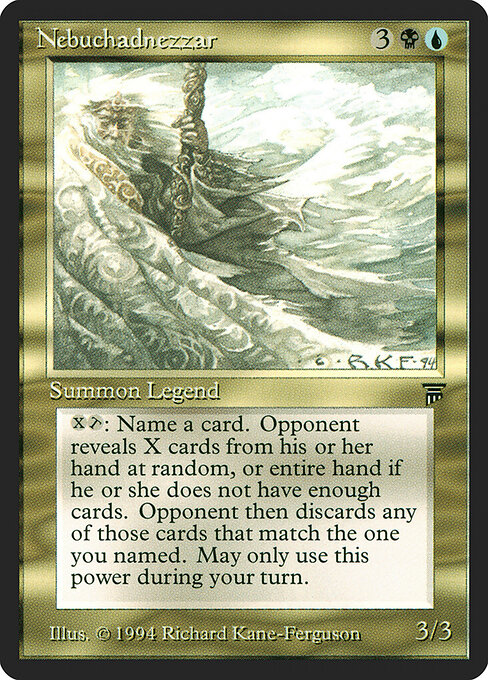 Nebuchadnezzar card art