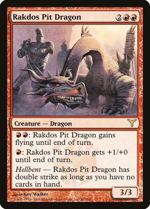 Rakdos Pit Dragon card art
