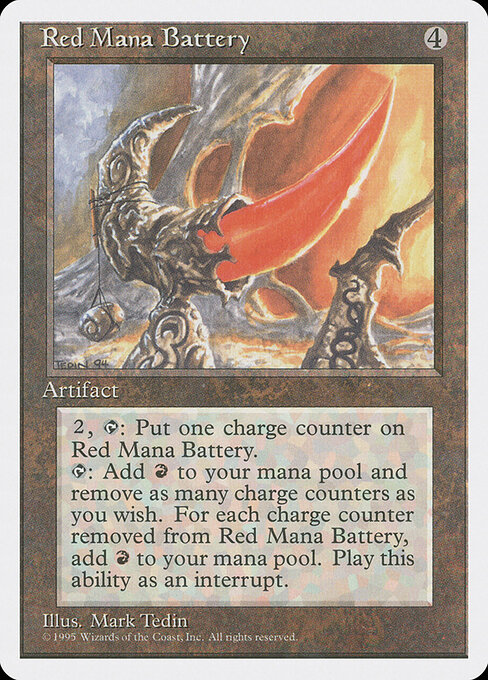 Red Mana Battery card art
