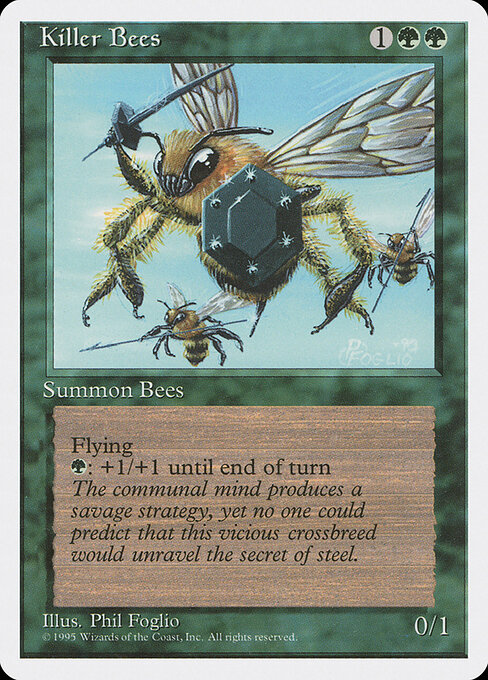 Killer Bees card art