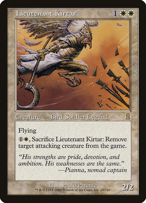Lieutenant Kirtar card art