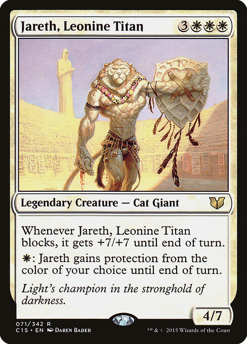 Jareth, Leonine Titan card art