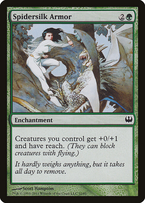 Spidersilk Armor card art