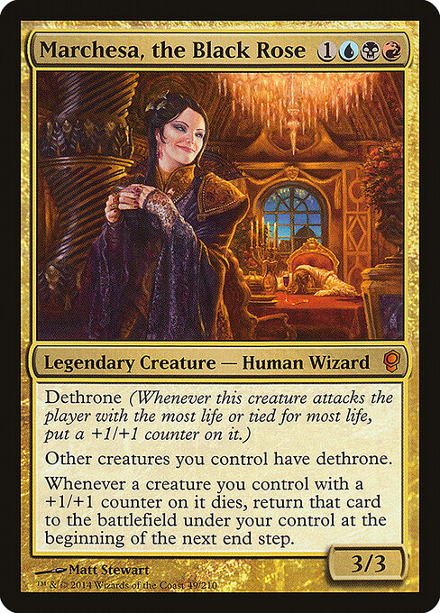 Marchesa, the Black Rose card art