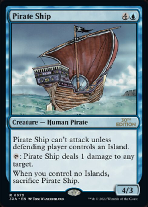 Pirate Ship card art