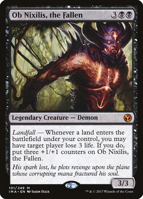 Ob Nixilis, the Fallen card art