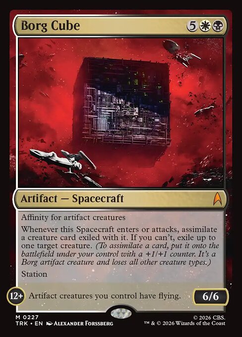 Borg Cube card art