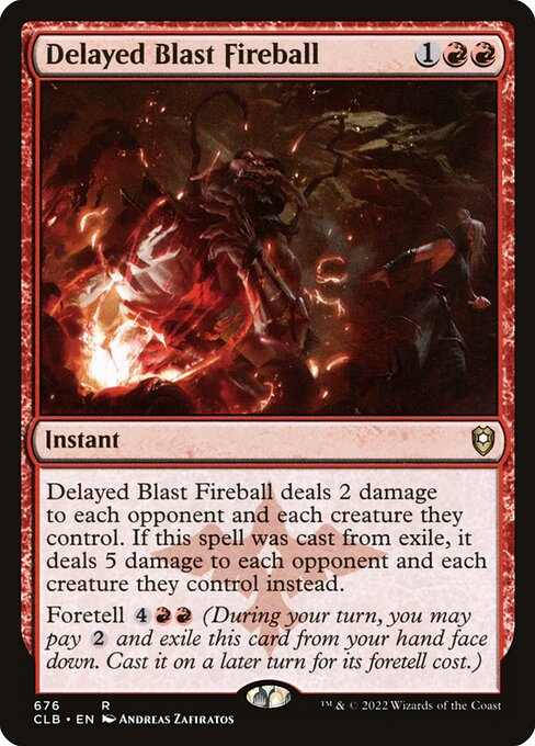 Delayed Blast Fireball card art