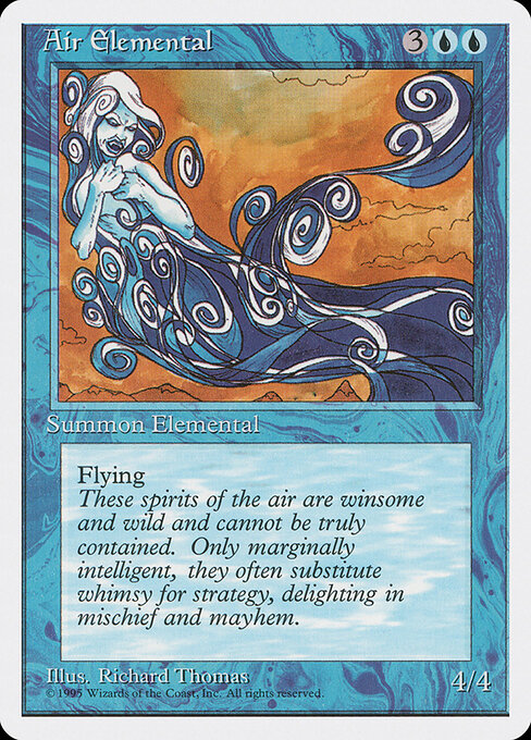 Air Elemental card art