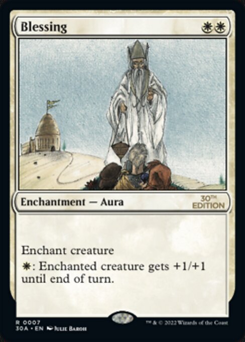 Blessing card art