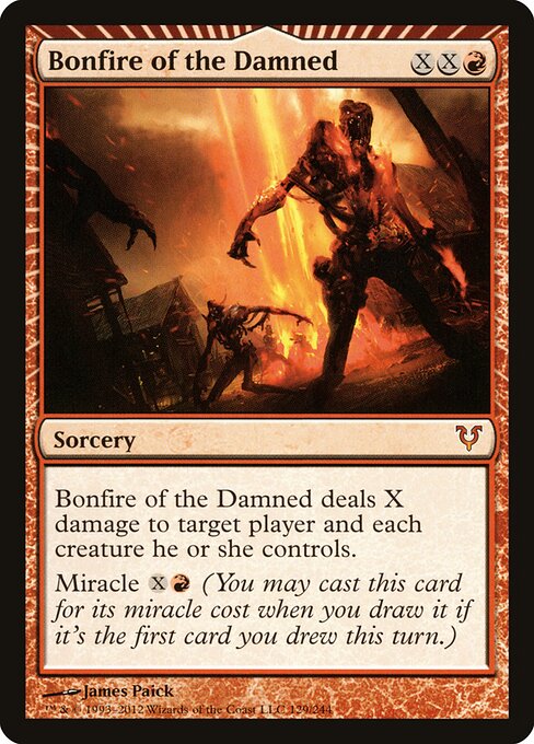 Bonfire of the Damned card art