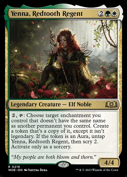 Yenna, Redtooth Regent card art