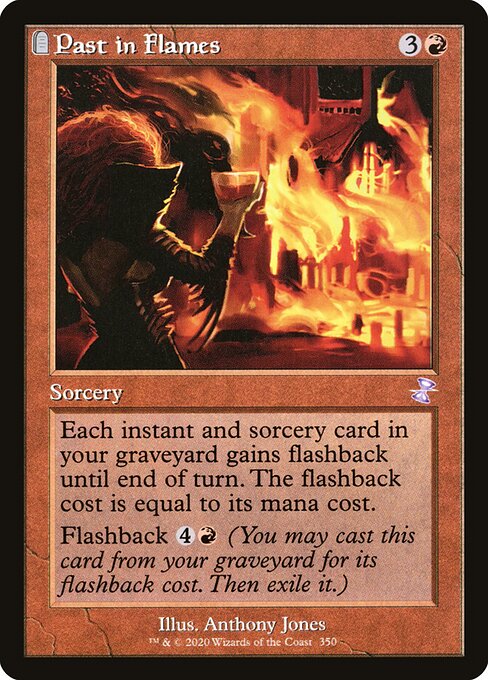 Past in Flames card art