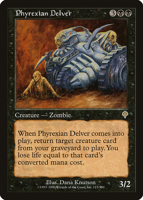 Phyrexian Delver card art