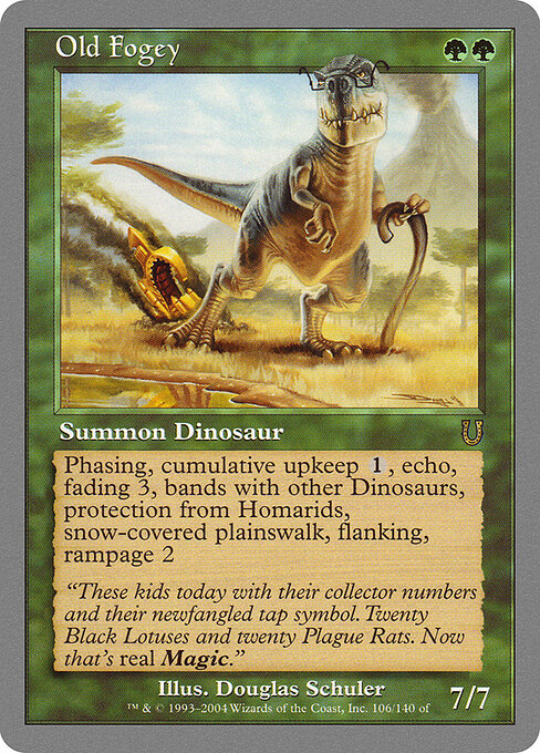 Old Fogey card art