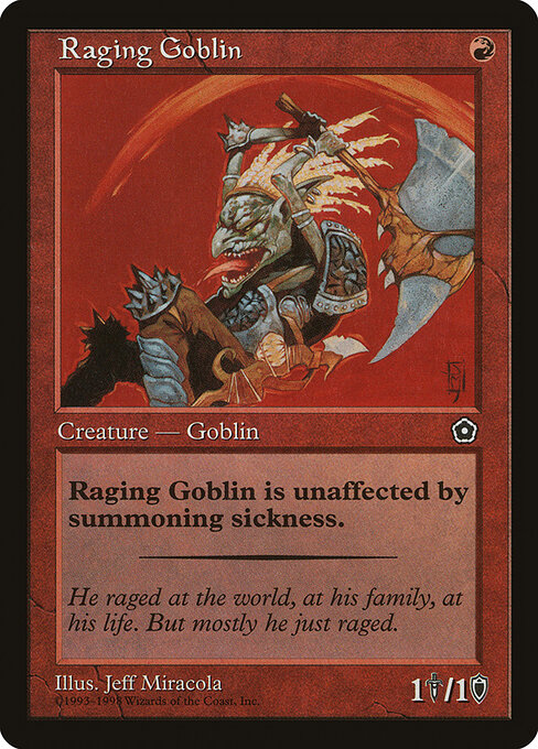 Raging Goblin card art