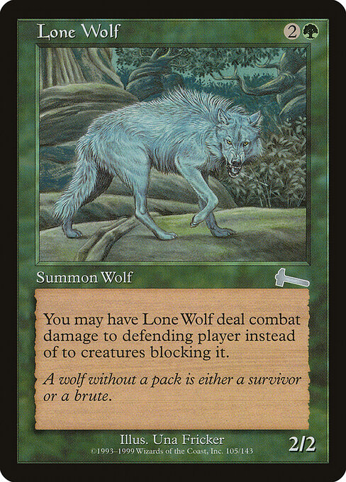 Lone Wolf card art