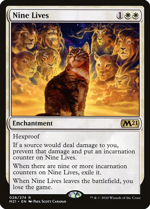 Nine Lives card art