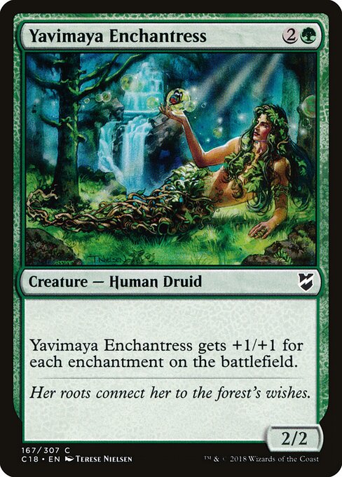 Yavimaya Enchantress card art