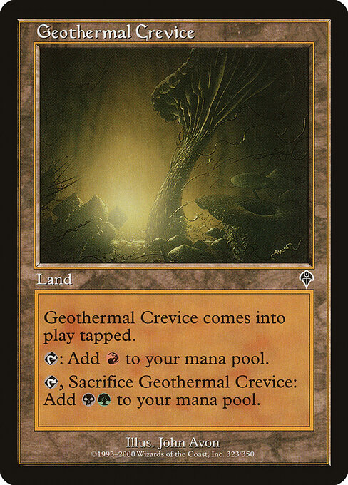 Geothermal Crevice card art