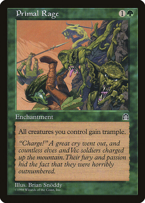 Primal Rage card art