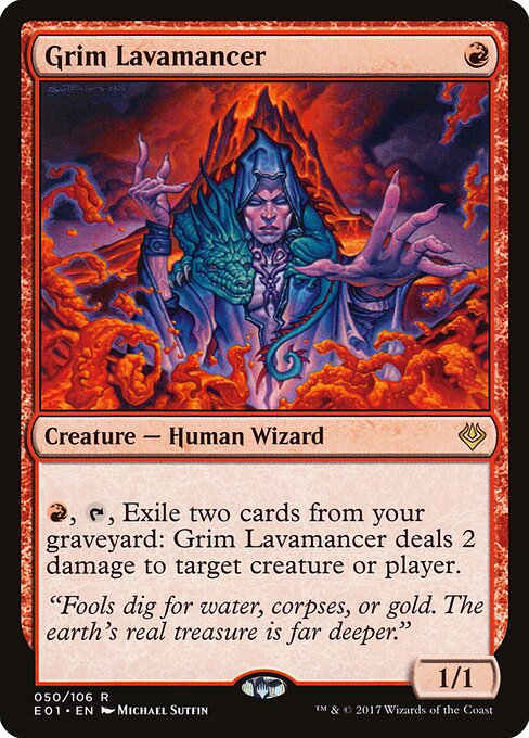 Grim Lavamancer card art