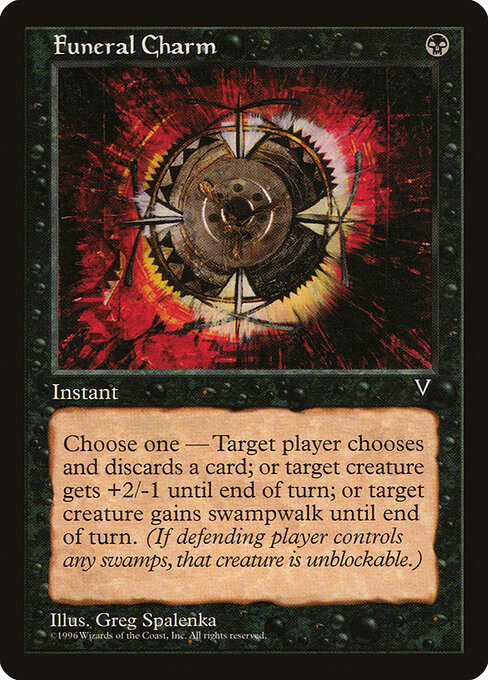 Funeral Charm card art