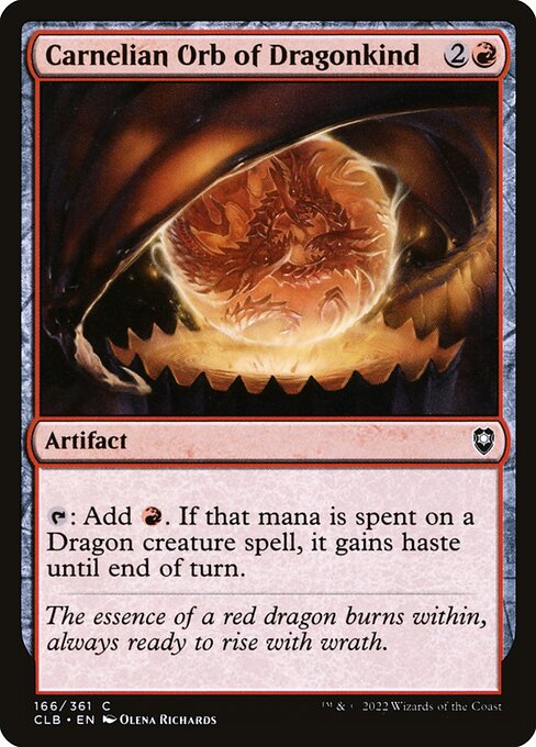 Carnelian Orb of Dragonkind card art