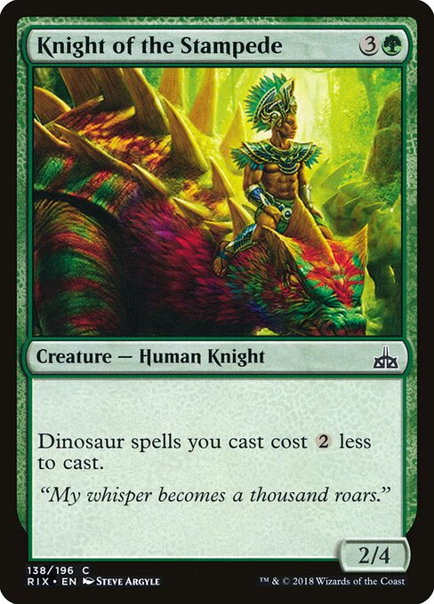 Knight of the Stampede card art