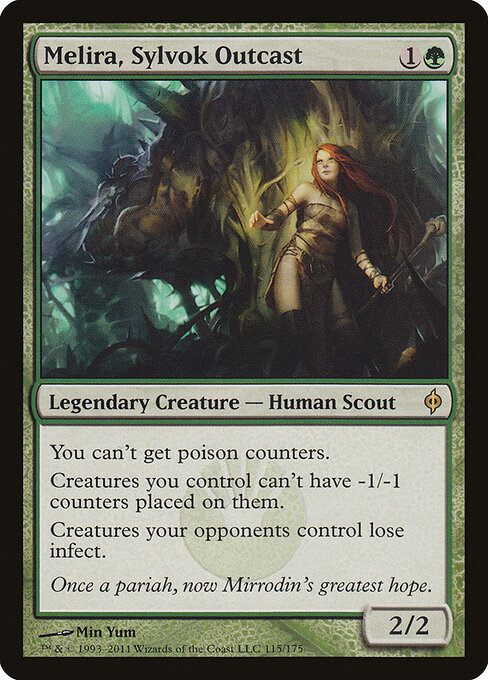 Melira, Sylvok Outcast card art