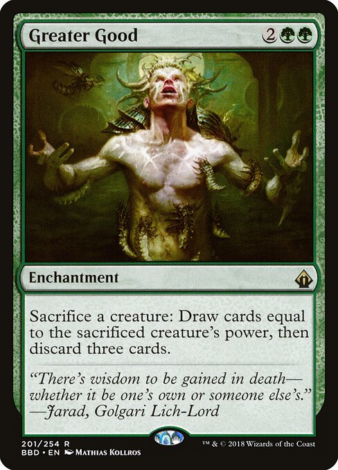 Greater Good card art