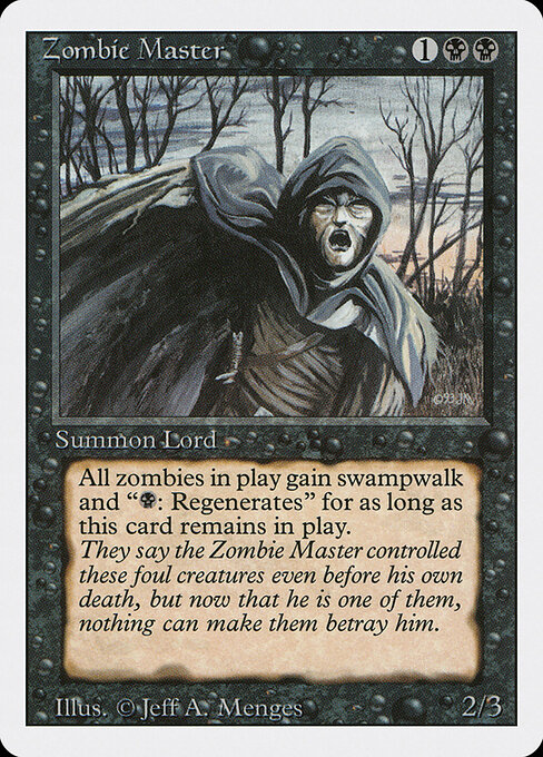 Zombie Master card art