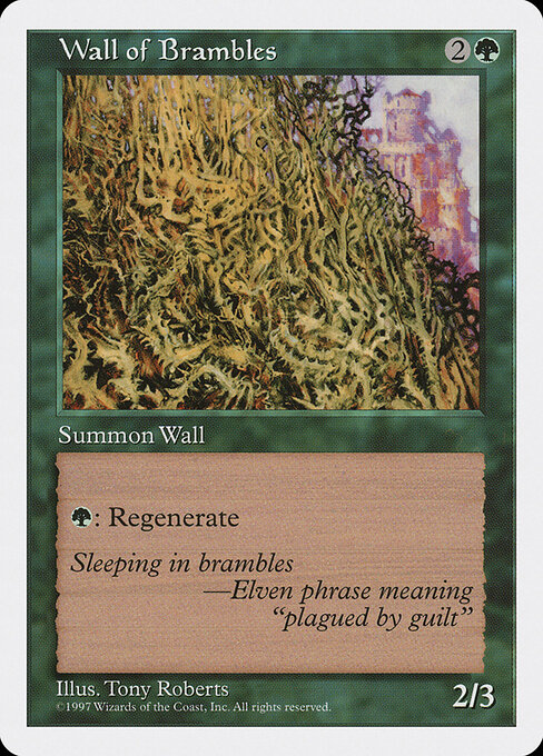 Wall of Brambles card art
