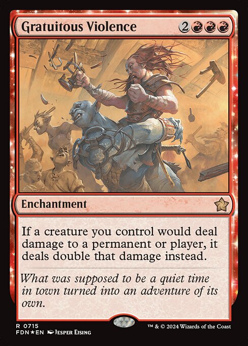 Gratuitous Violence card art
