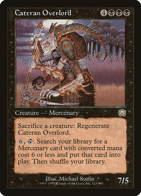 Cateran Overlord card art