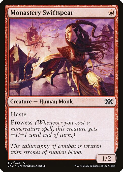 Monastery Swiftspear card art