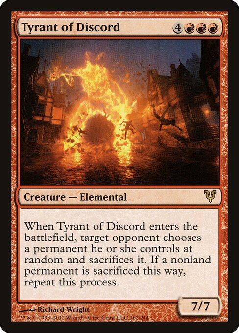 Tyrant of Discord card art