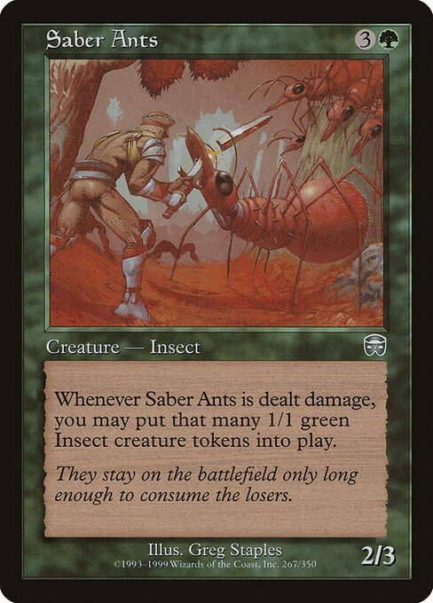 Saber Ants card art