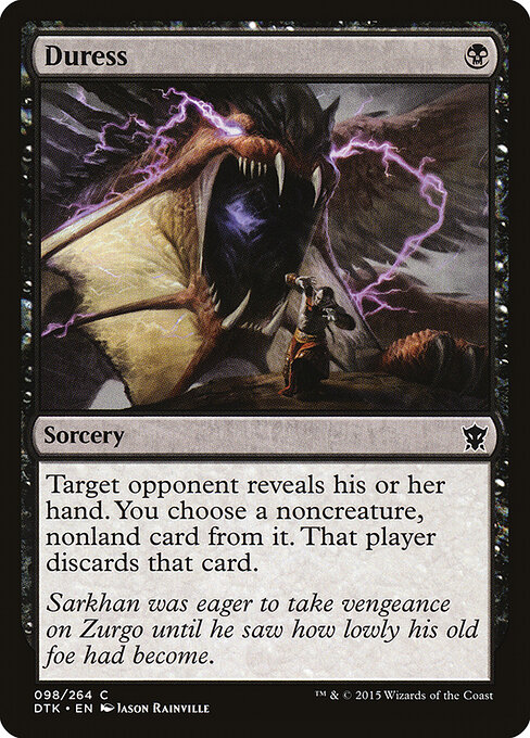 Duress card art