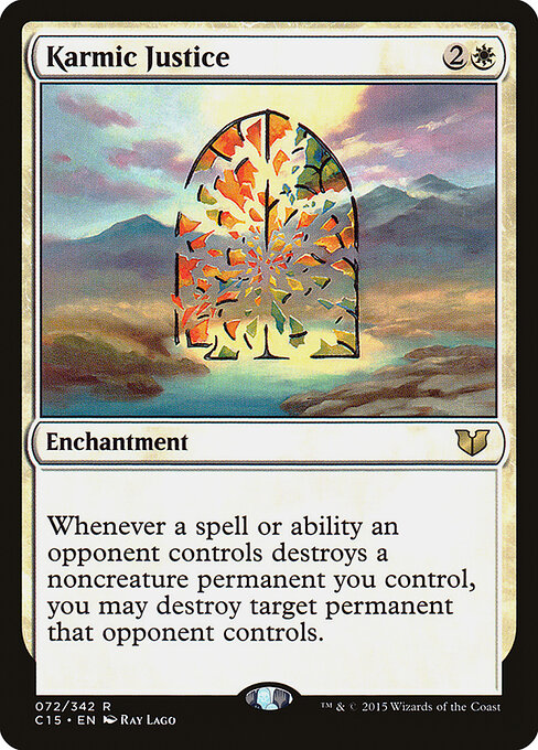 Karmic Justice card art