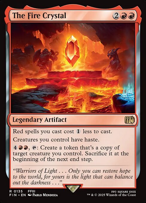 The Fire Crystal card art