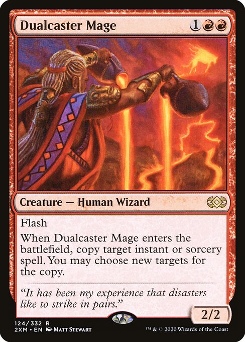 Dualcaster Mage card art