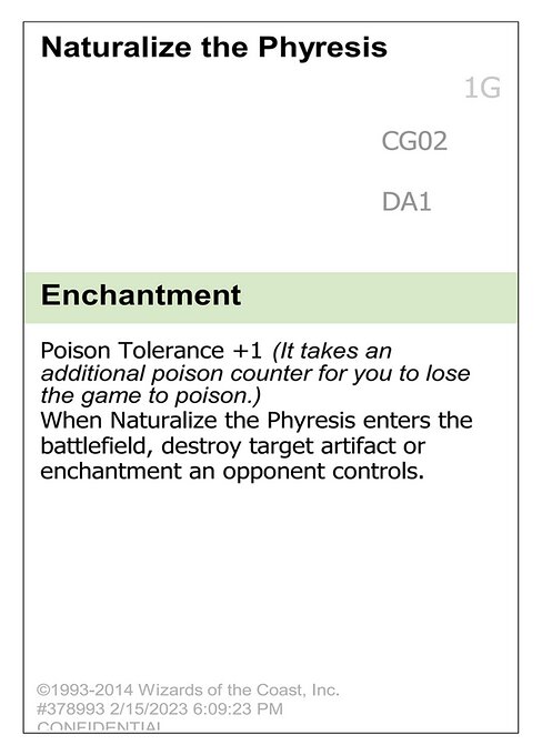 Naturalize the Phyresis card art