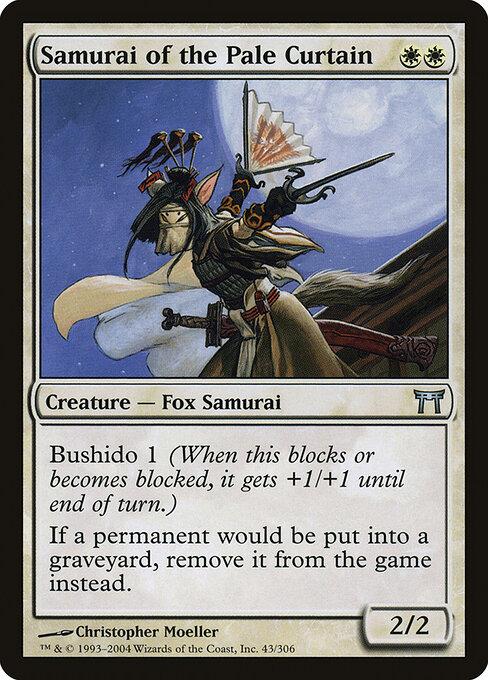 Samurai of the Pale Curtain card art