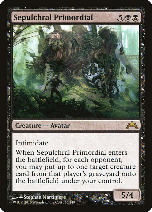 Sepulchral Primordial card art